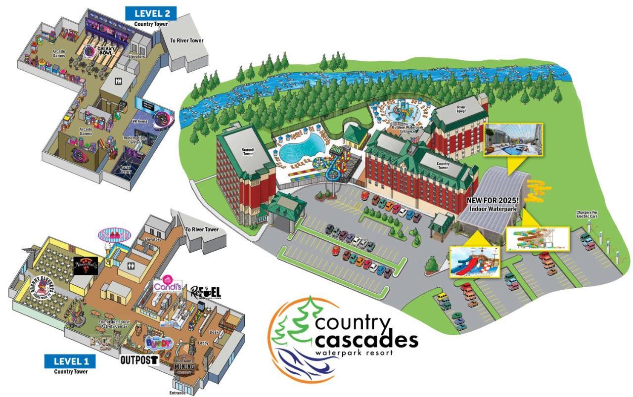 Country Cascades Waterpark Resort Pigeon Forge Bagian luar foto